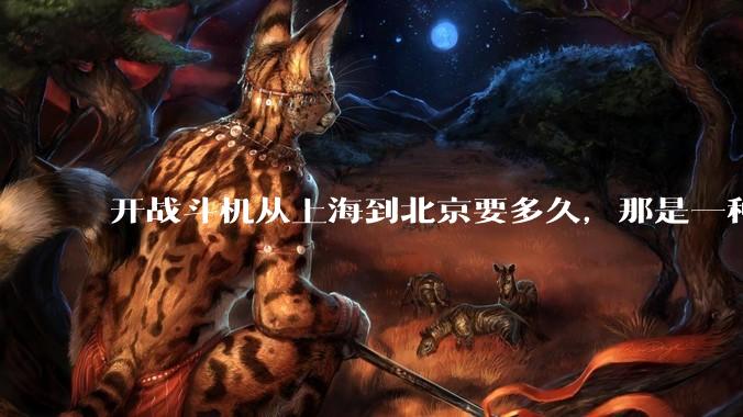 开战斗机从上海到北京要多久，那是一种什么样的体验？