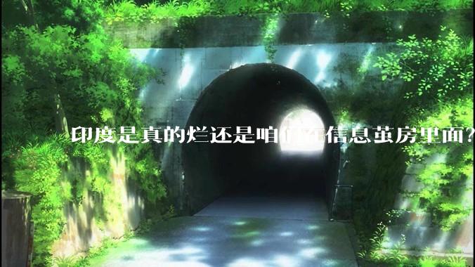 印度是真的烂还是咱们在信息茧房里面？